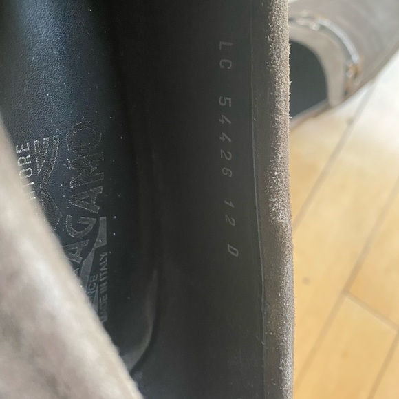 Men’s Ferragamo loafers. Size 12. Grey suede. - Picture 7 of 7